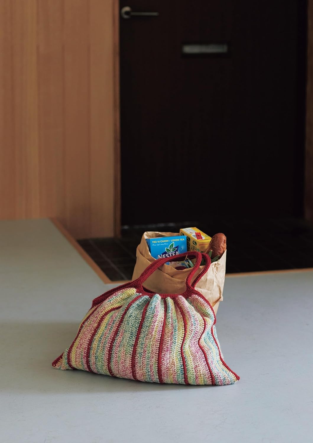 Natural Wear and Colorful Items by Knitting and Crocheting - Japanese Craft Book