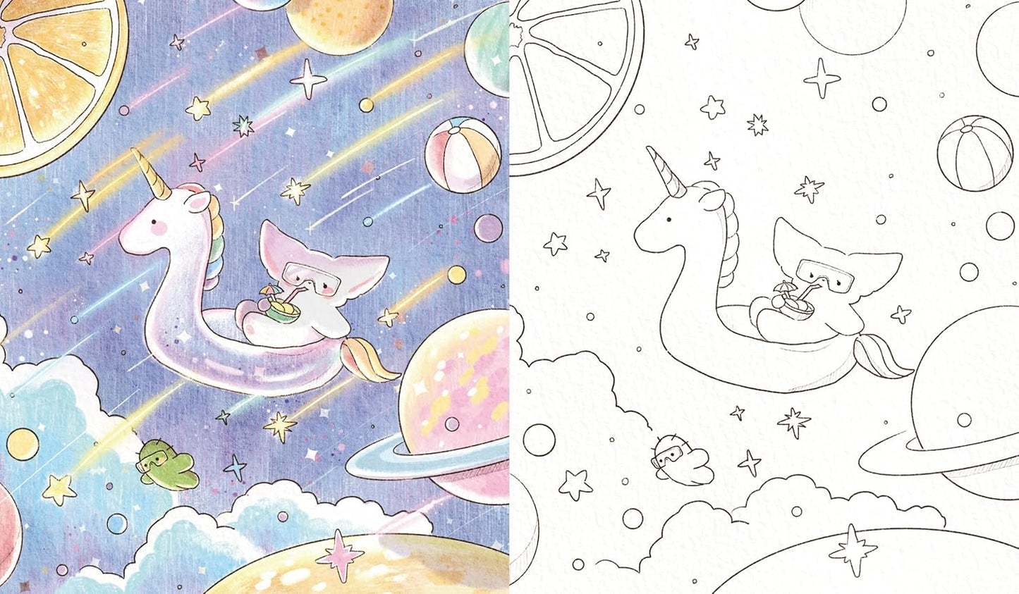 Sugumi’s Mysterious Journey Coloring Book - Japanese Coloring Book