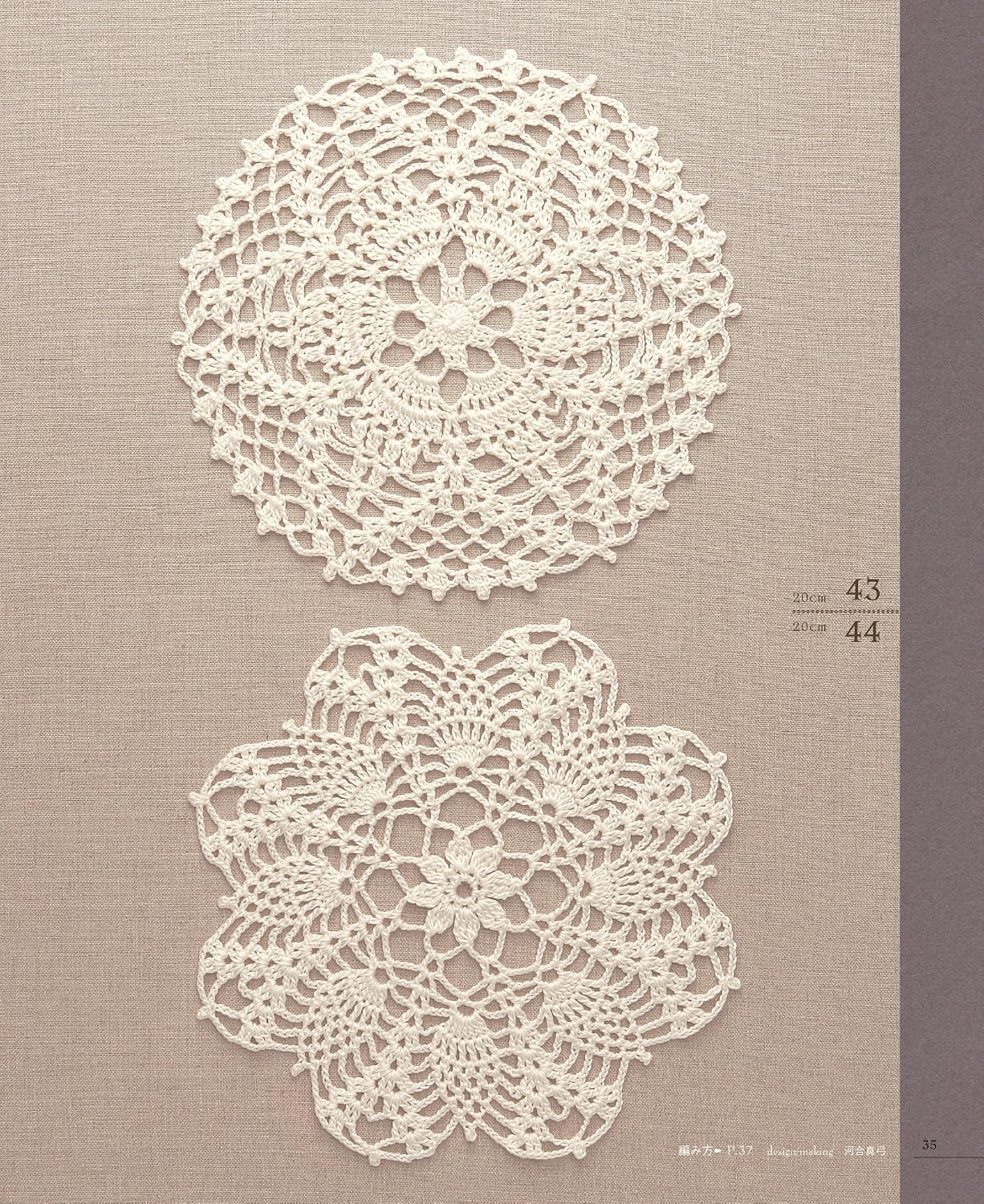 LACE Work MINI DOILY 100 - Japanese Craft Book