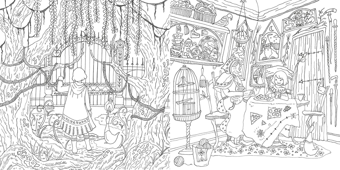 Eriy's Romantic Country Coloring Book Second Tale - Japanese Coloring Book