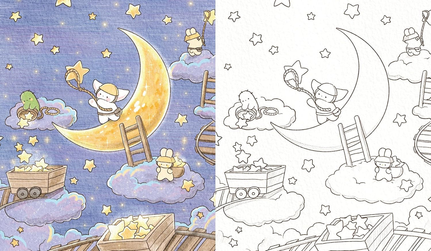 Sugumi’s Mysterious Journey Coloring Book - Japanese Coloring Book