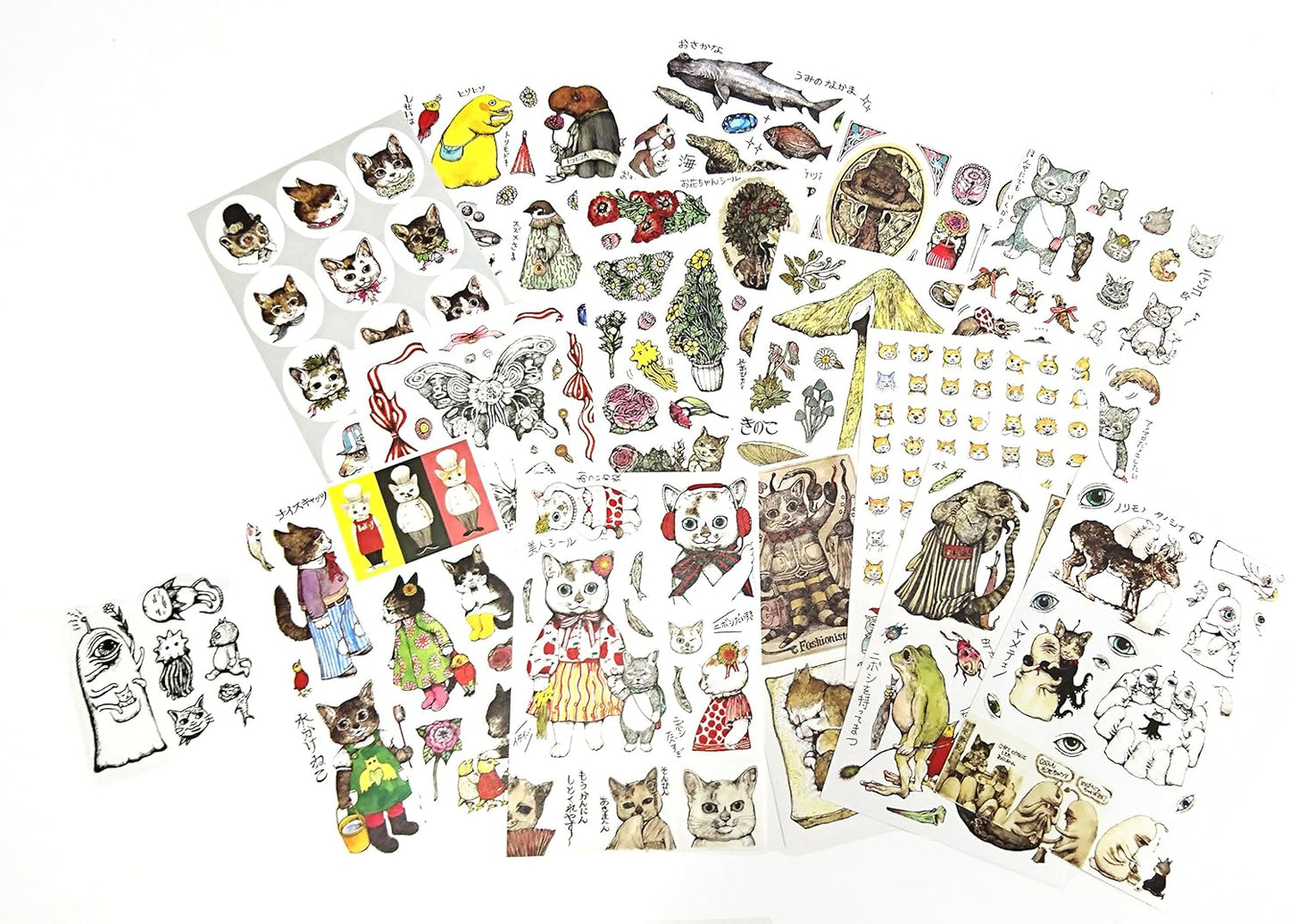 Yuko Higuchi Seal (Stickers) Box - Japanese Art Book