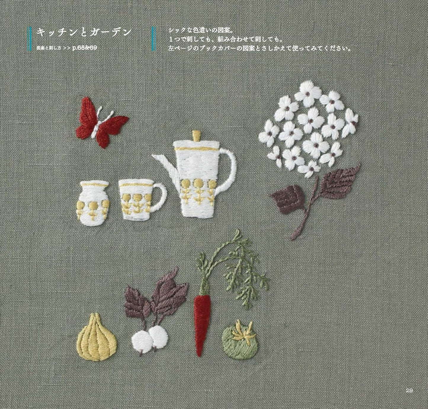 Anna's Cute Petit Embroidery Designs - Japanese Craft Book