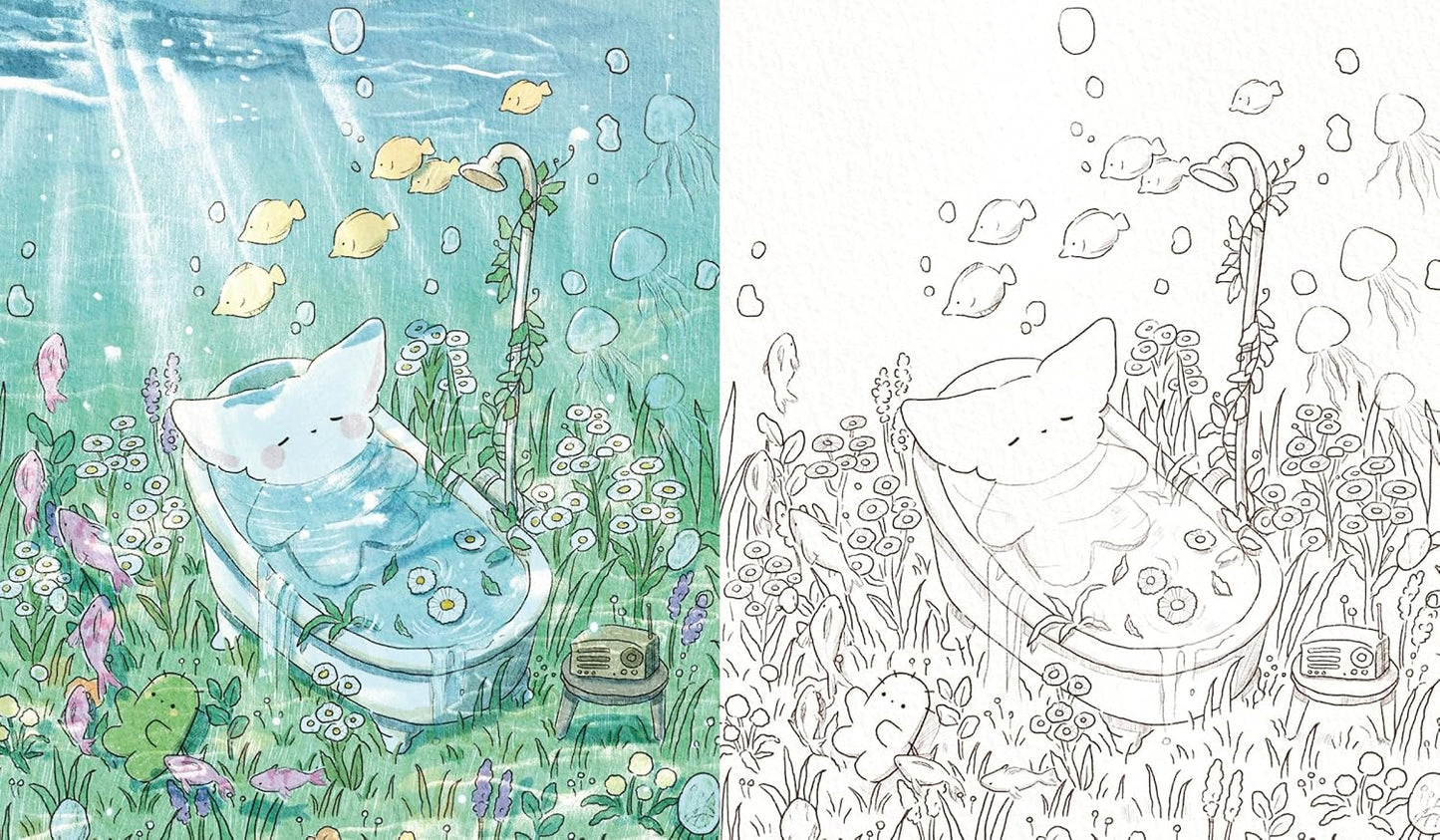 Sugumi’s Mysterious Journey Coloring Book - Japanese Coloring Book