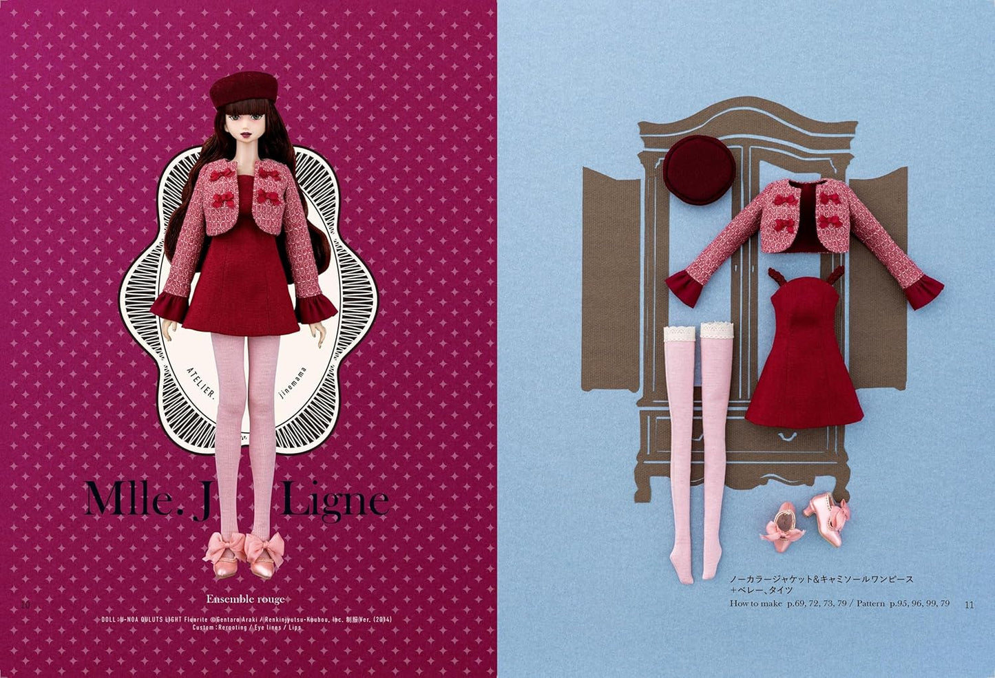 Outfits for 1/6 Scale Dolls - Japanese Craft Book