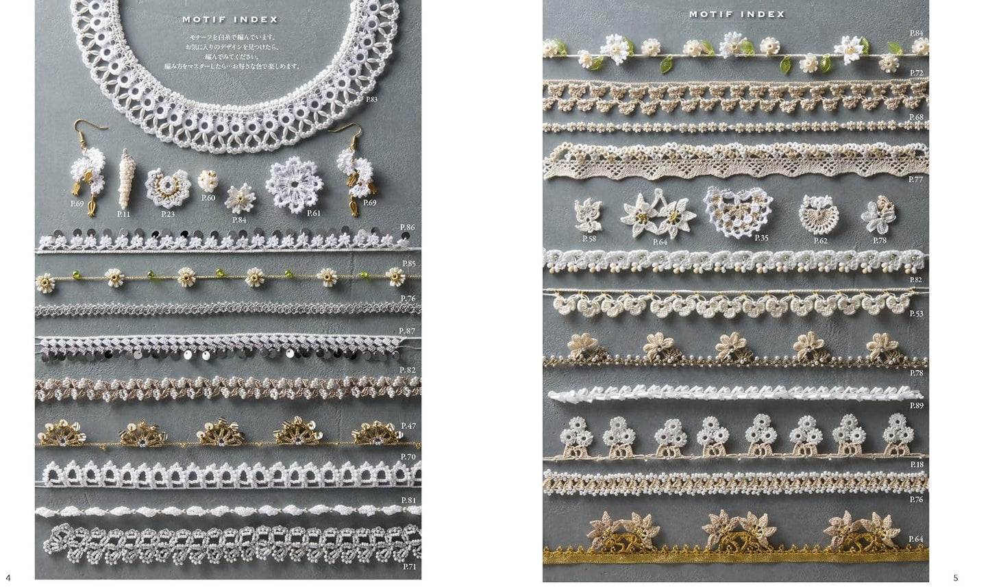 Beaded Edgings & Accessories: Traditional Turkish Oya Needlework - Japanese Craft Book