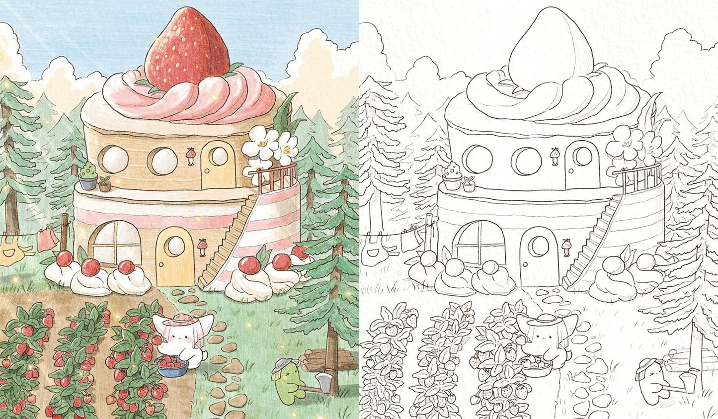 Sugumi’s Mysterious Journey Coloring Book - Japanese Coloring Book