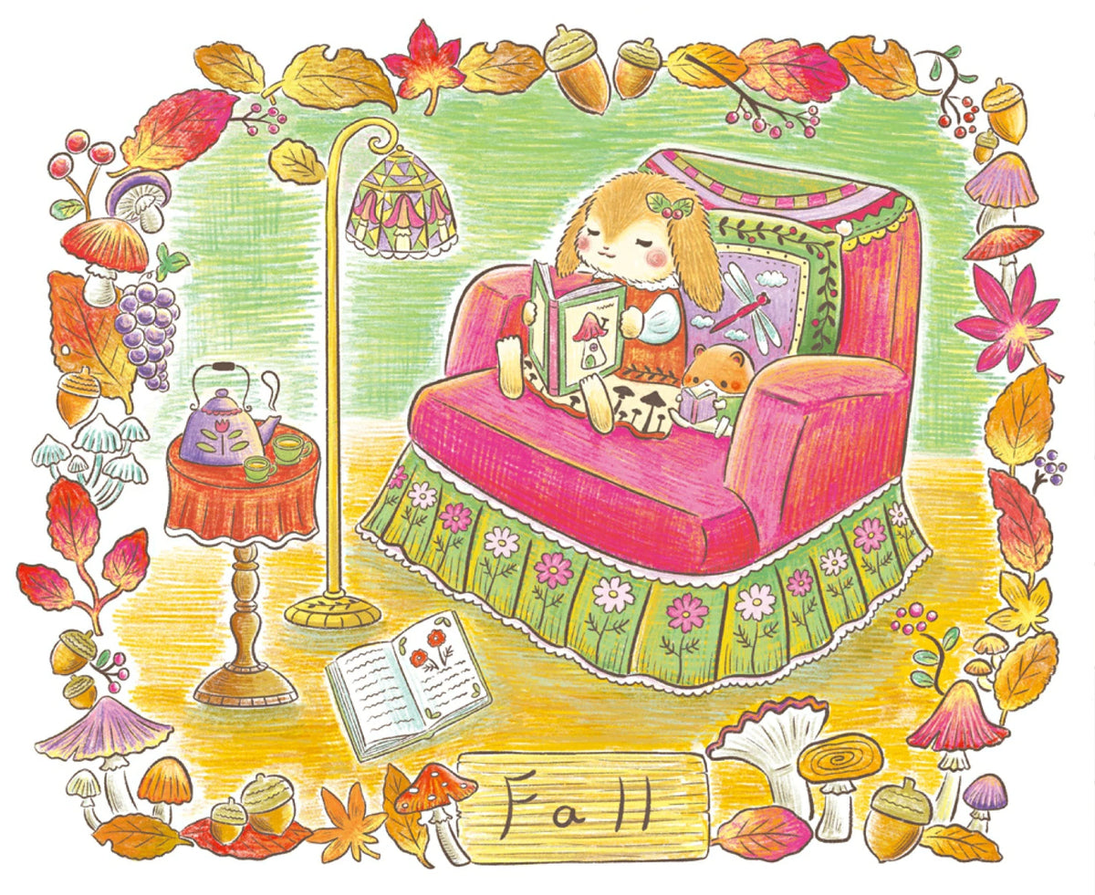 The Cozy Life of Kyara and Meru – Japanese Coloring Book