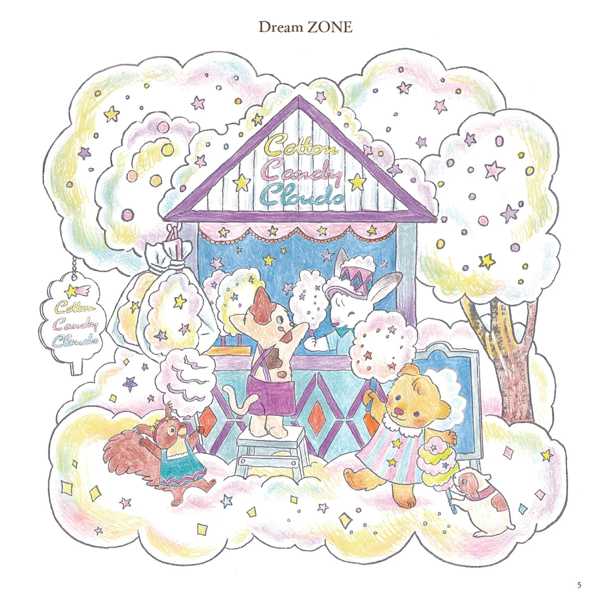 Welcome to Bunnies' Wonderland - Japanese Coloring Book