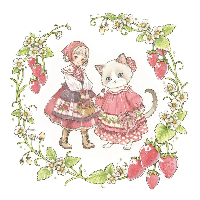 A Storybook Coloring Book: A Forest Diary with Little Twins - Japanese Coloring Book