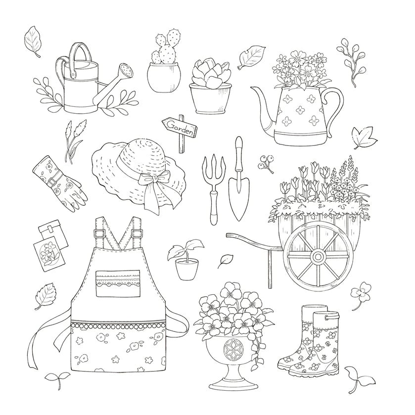 A Storybook Coloring Book: A Forest Diary with Little Twins - Japanese Coloring Book
