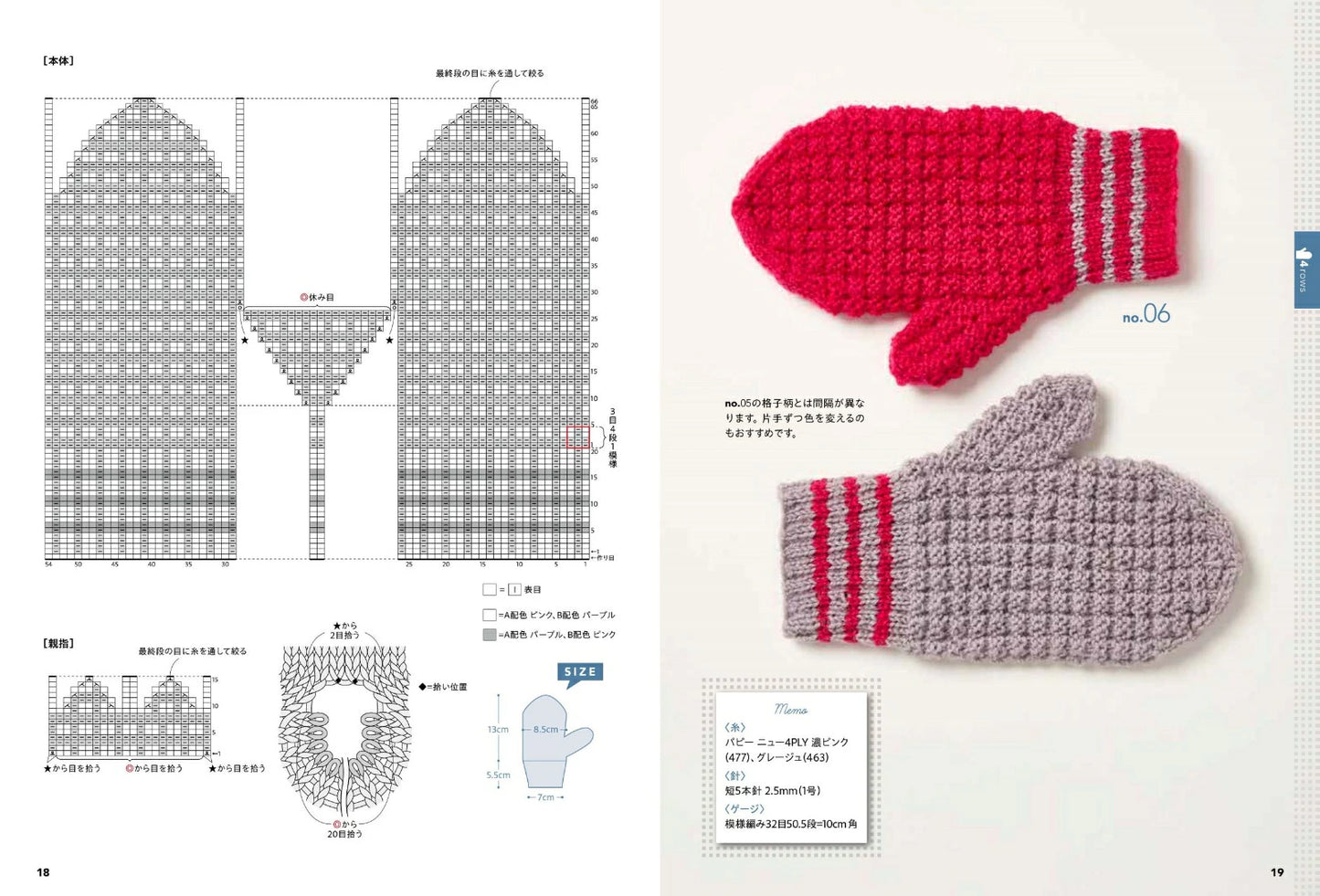 Bernd Kestler’s Knit and Purl Mittens - Japanese Craft Book