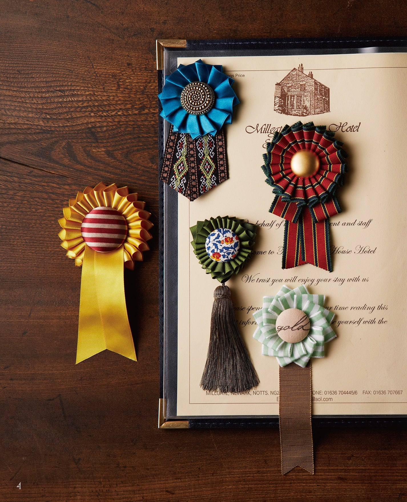 Beautiful Rosette Corsages - Japanese Craft Book