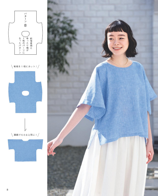 Handsewn Nice and Comforable Clothes without Sewing Machine - Japanese Craft Book