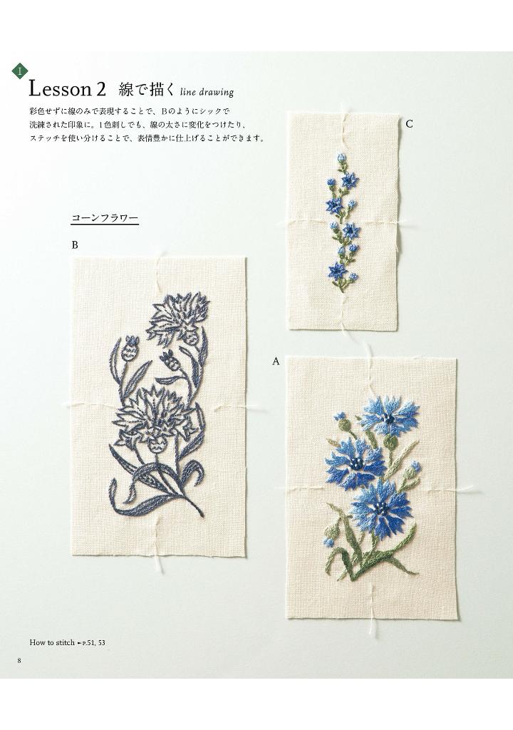 Megumi Onoe's Embroidery Lesson Book - Japanese Craft Book