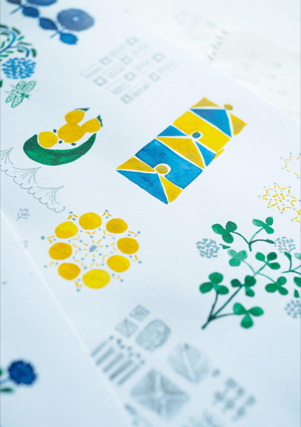 Ten to Sen Grid Pattern Embroidery - Japanese Craft Book