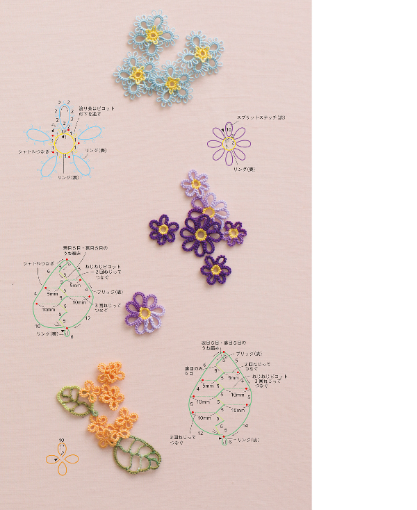 Tatting Lace Lesson Book  - Japanese Craft Book