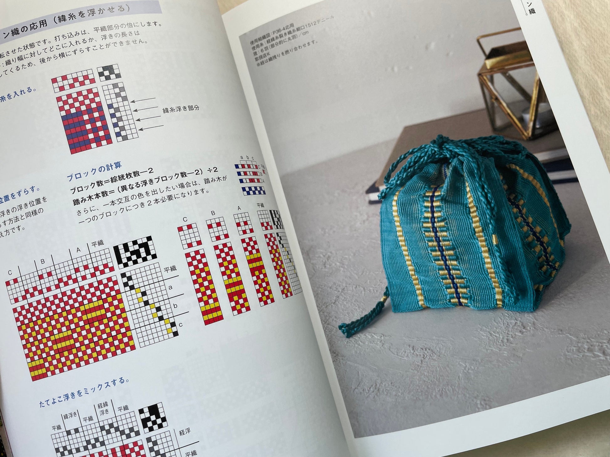 Encyclopedia of Handwoven Charts - Japanese Craft Book