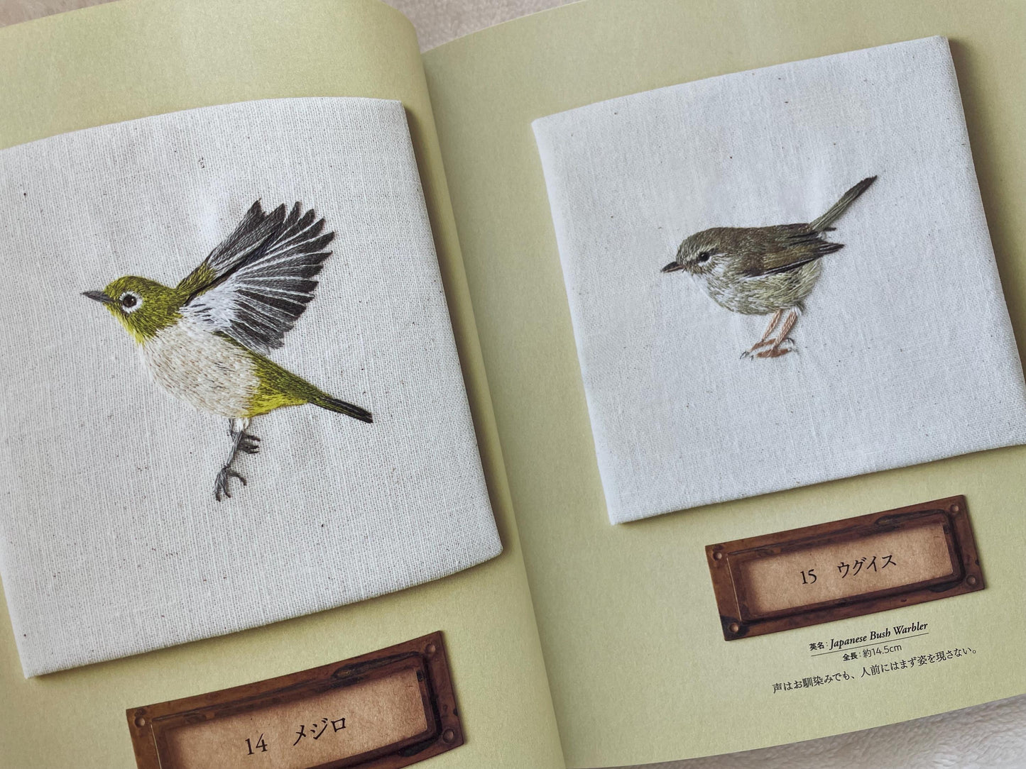 Beautiful Wild Bird Embroidery - Japanese Craft Book