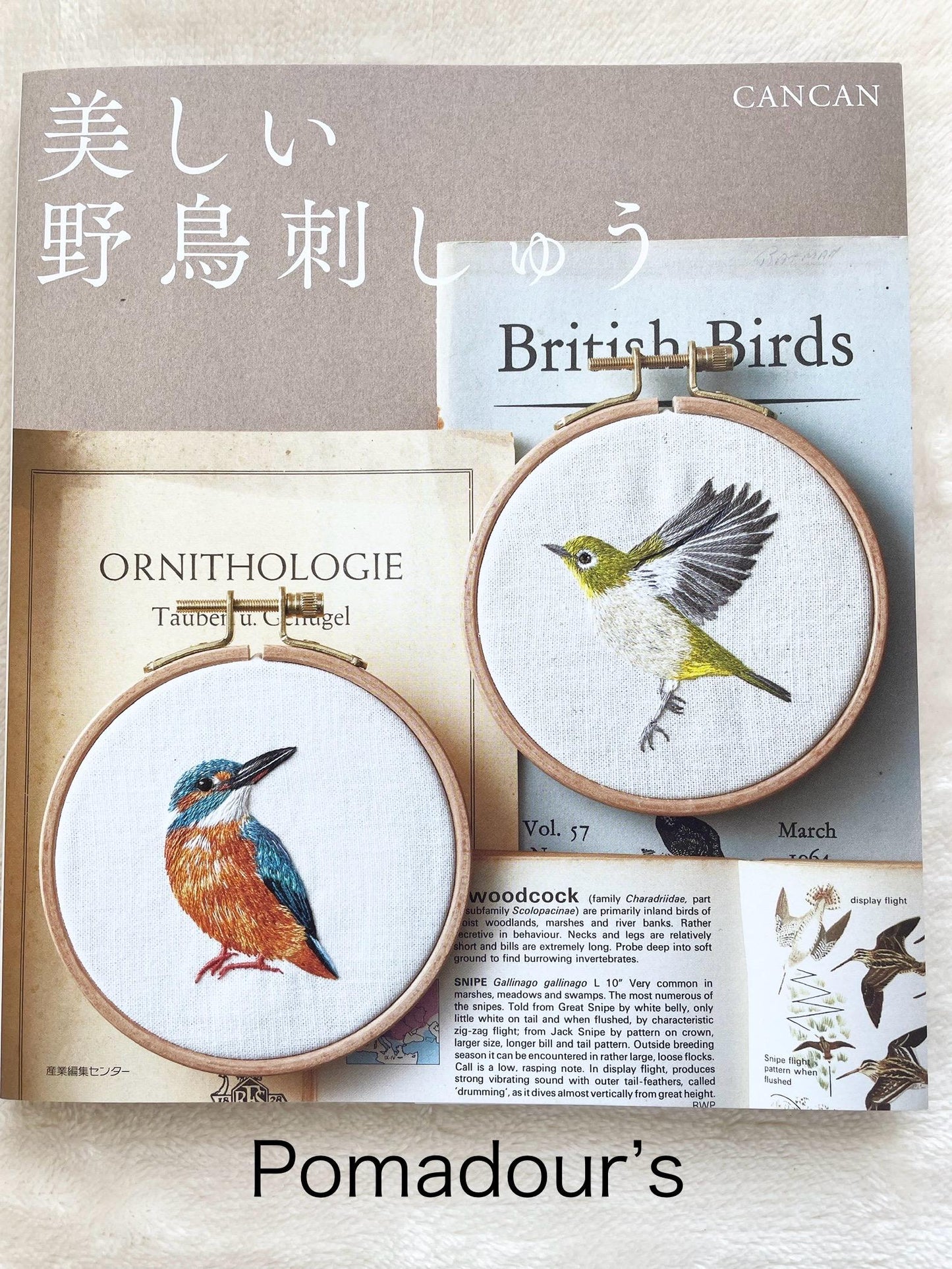 Beautiful Wild Bird Embroidery - Japanese Craft Book