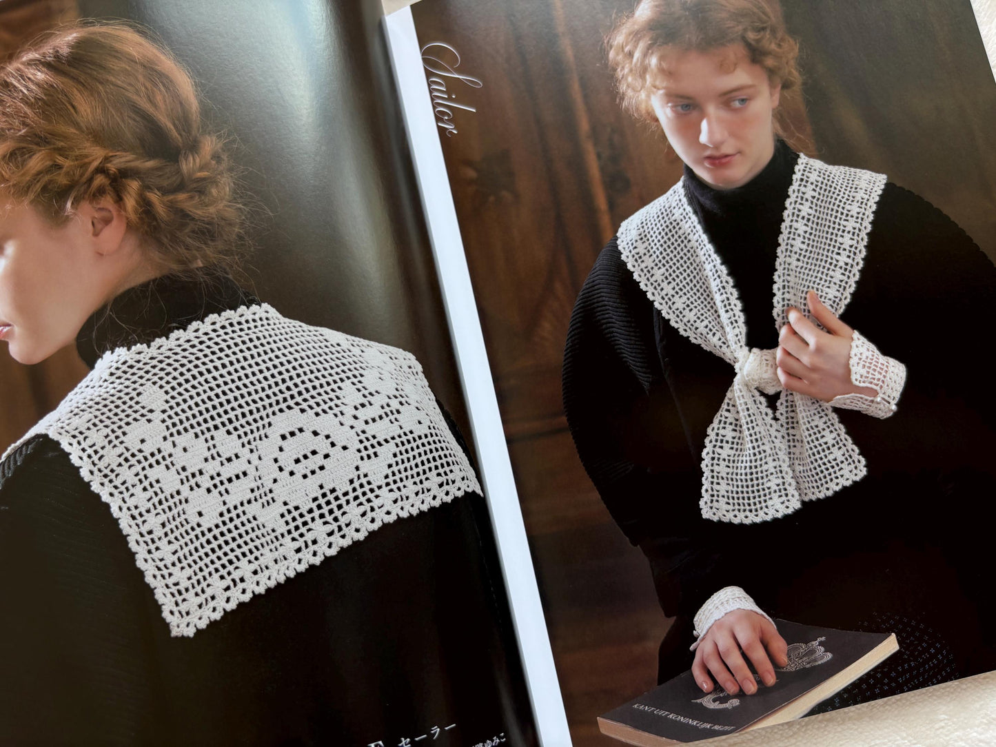 Antique-Style Crochet Lace Collars & Cuffs - Japanese Craft Book