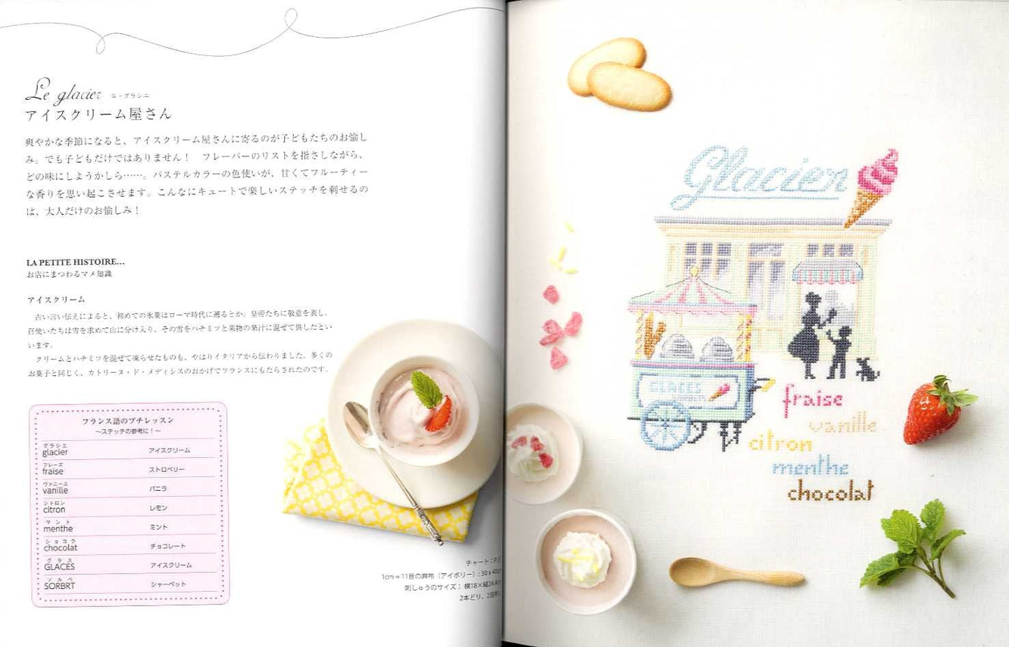 Let's Tour Pretty Stores in Paris Cute CROSS STITCH Designs 480 by Veronique Enginger - Japanese Craft Book