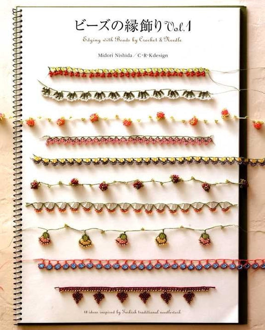 EDGING with Beads by CROCHET and NEEDLE - Japanese Book