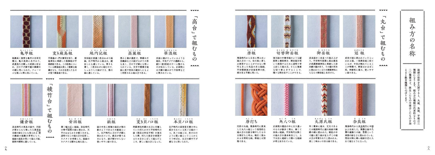 Domyo Kumihimo Collection - Japanese Art Craft Book