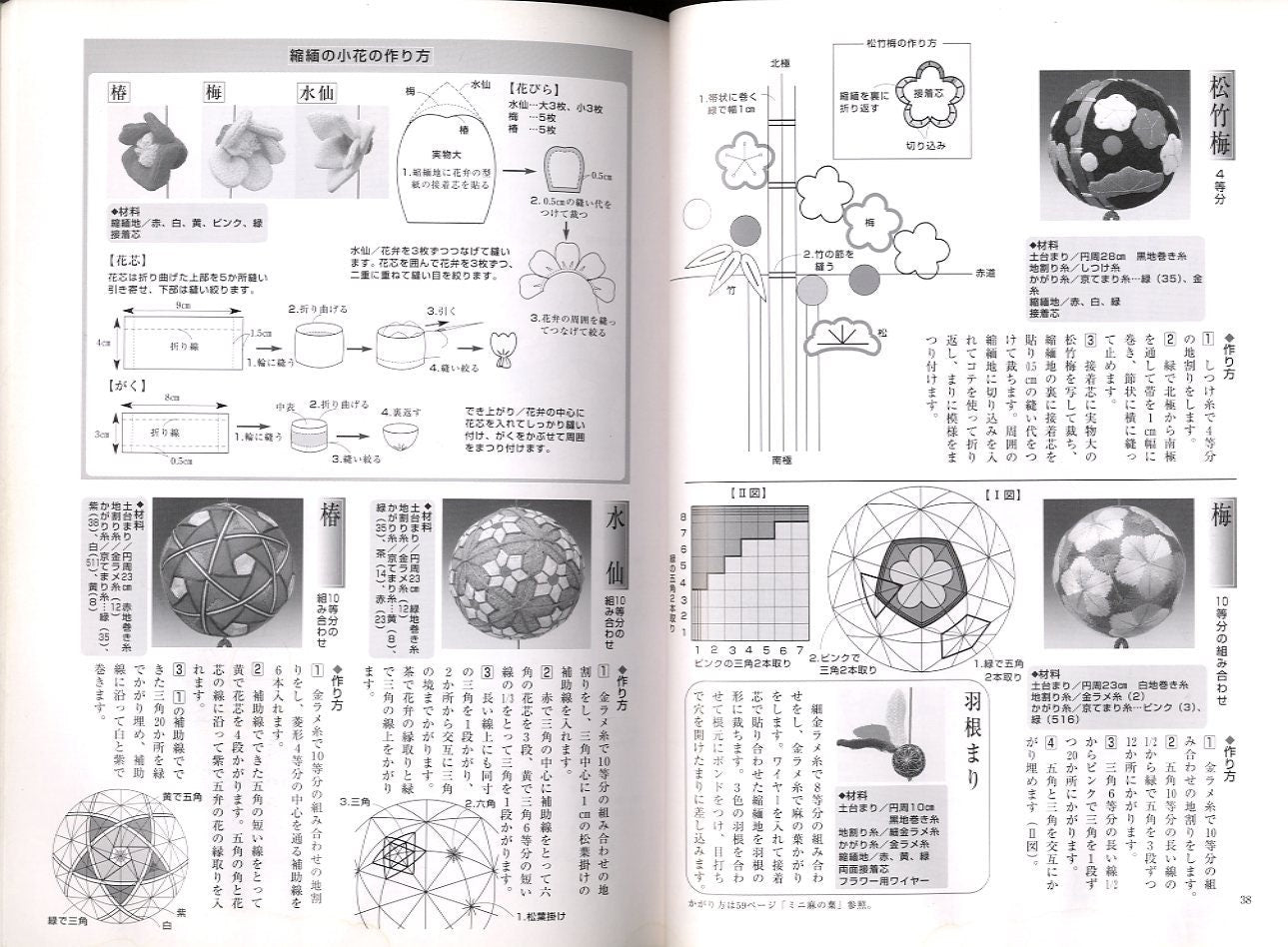 Mobile Decorative Temari Balls from Kaga - Japanese Craft Book