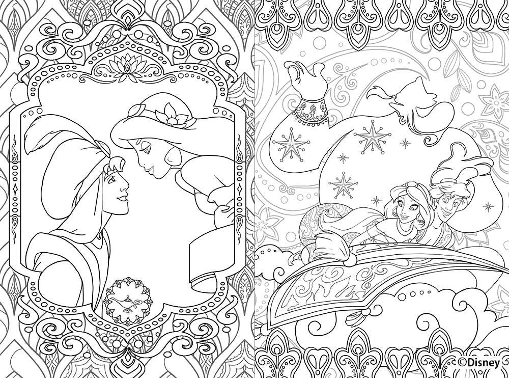 Disney's Fantastic and Loving Coloring Book in Post Card Size - Japanese Coloring Book (NP)