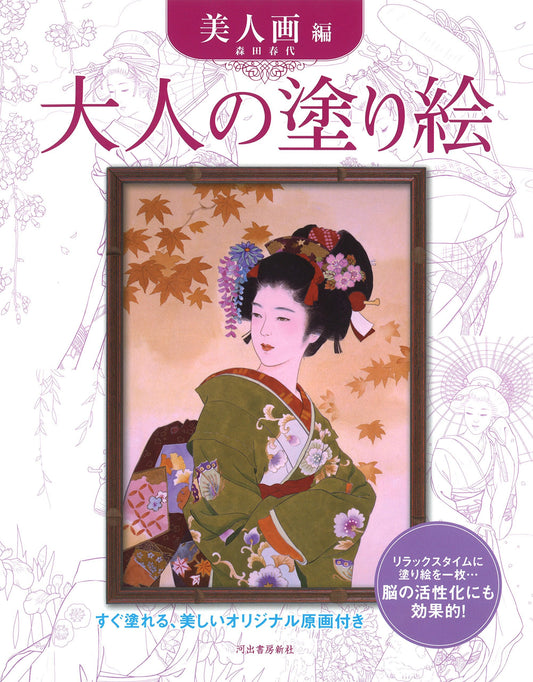 Bijinga Beautiful Female Coloring Book - Japanese Coloring Book (NP)